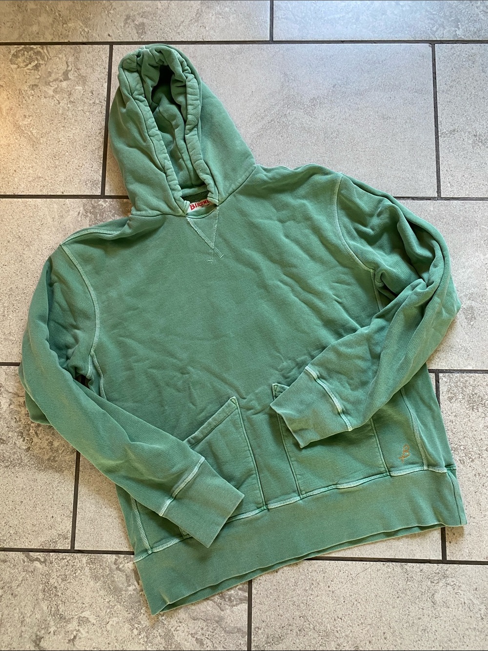 Birdwell Sage Green Men's Pullover Hoodie